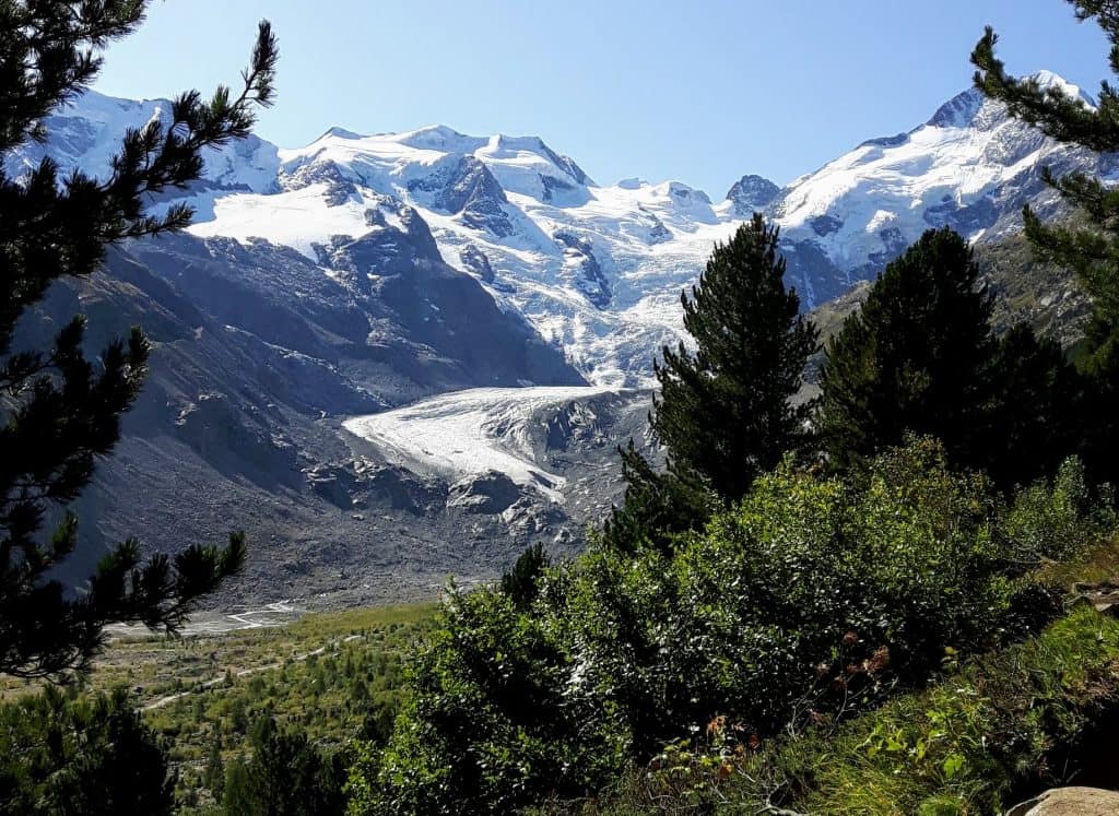 Glacier in Engadin / Switzerland